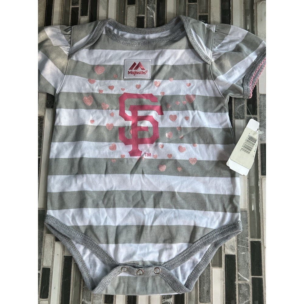 NWT MLB San Francisco Giants baby bodysuit Size 18 months Girls